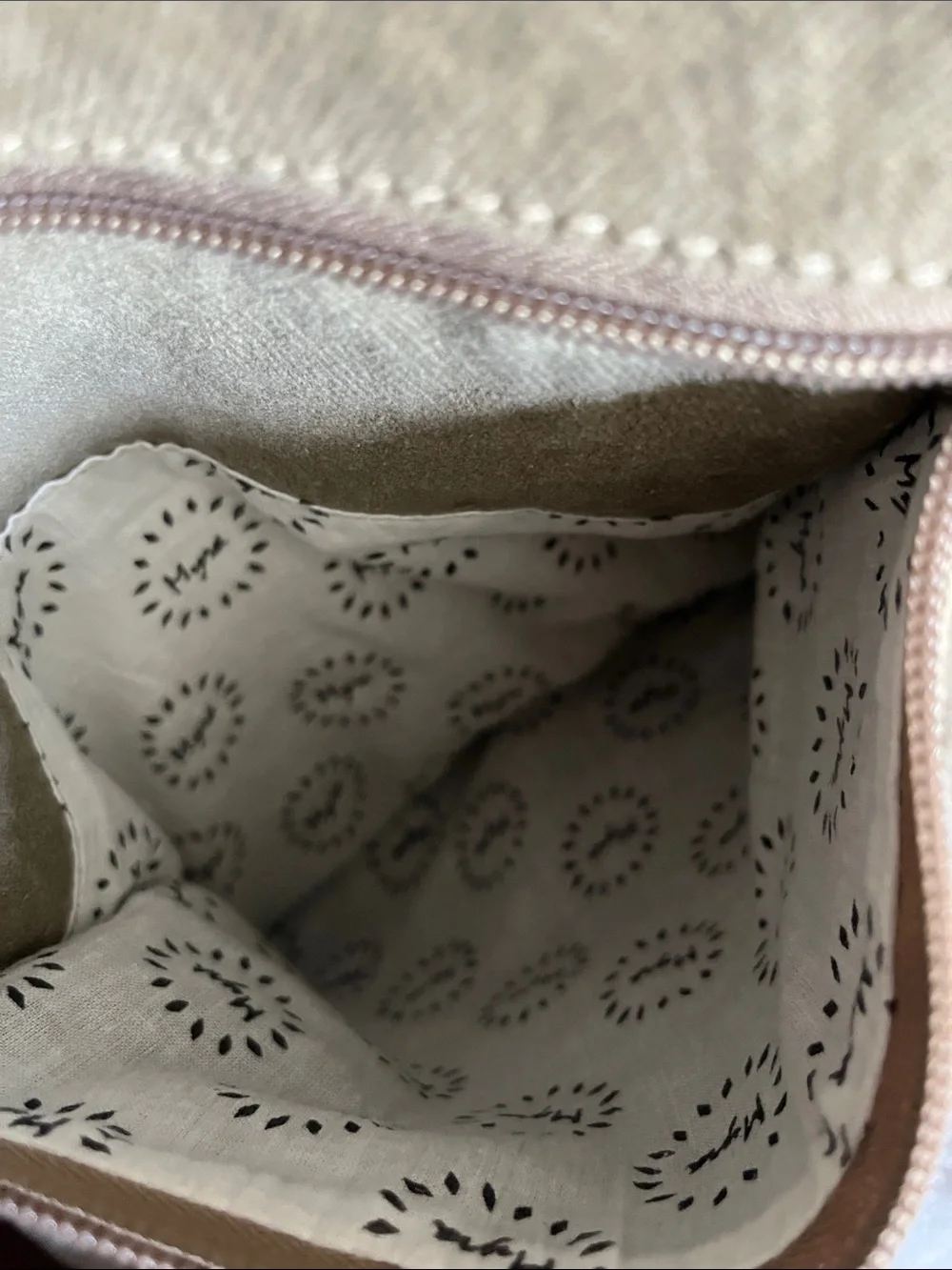 Myra Bag Brown and Cream Woven Crossbody